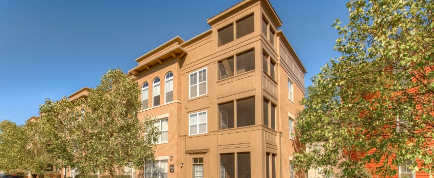 Exterior of a West Lafayette apartment